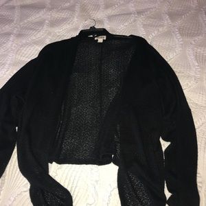Black cardigan
